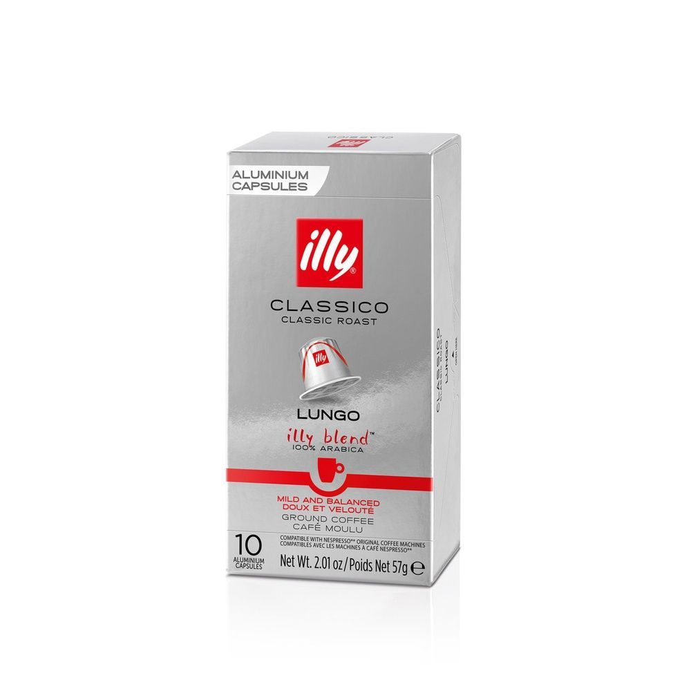 Kawa w kapsułkach do Nespresso ILLY CLASSICO LUNGO 10 kapsułek