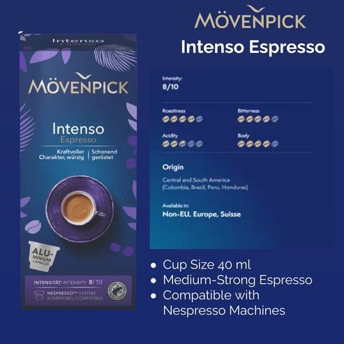 Zestaw kapsułek do Nespresso M&ouml;venpick Mix Strong 30 kapsułek