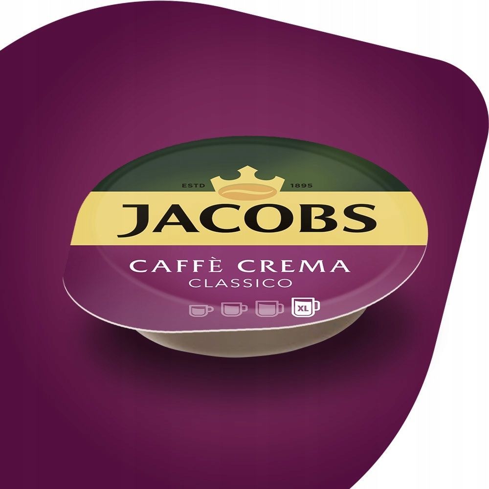 Zestaw kapsułek do kawy Tassimo Jacobs Caffe Crema Intenso XL - 64 kapsułki