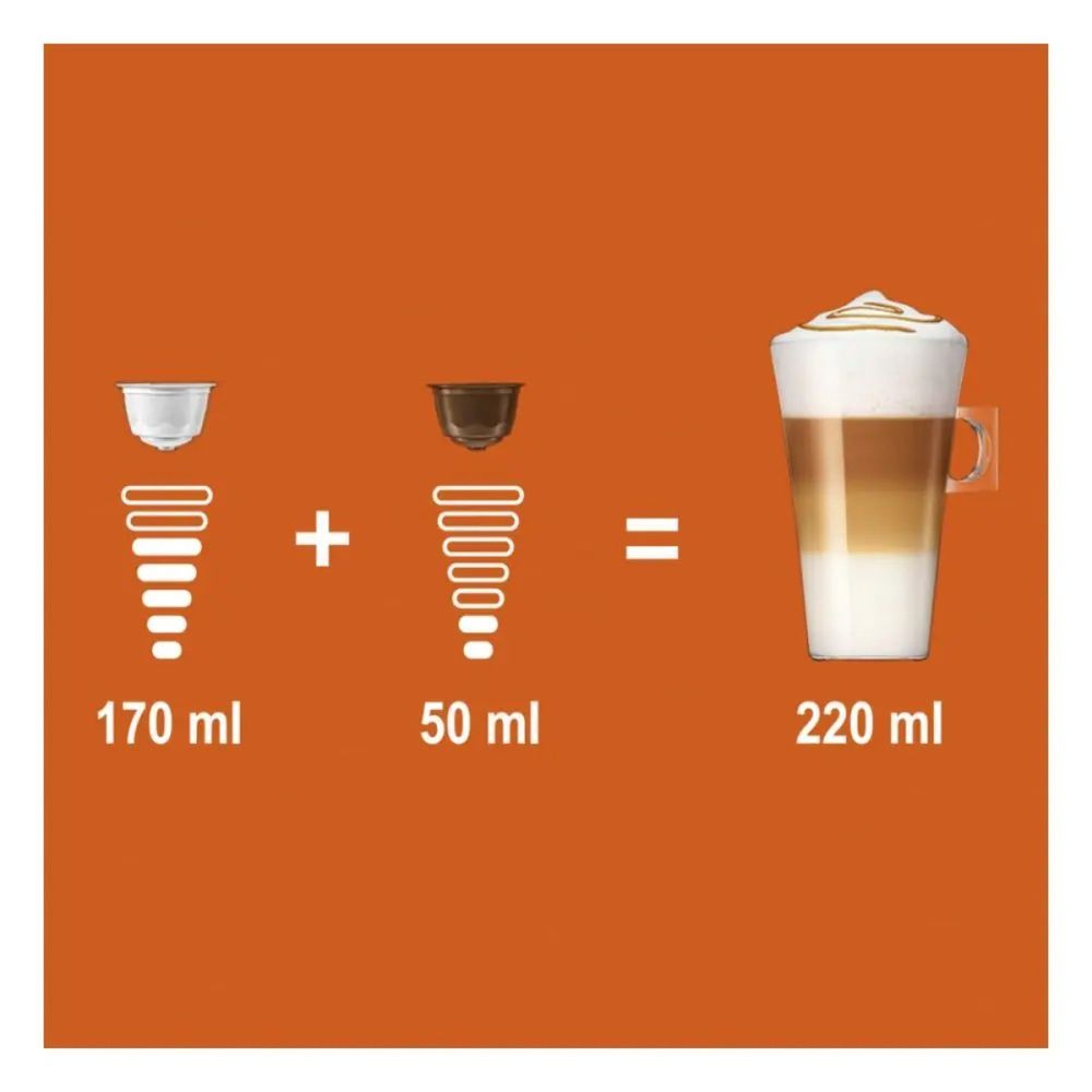 Kawa w kapsułkach Nescaf&eacute; Dolce Gusto Latte Macchiato Karmelowa, 16 kapsułek