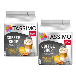 Zestaw kapsułek do kawy Tassimo Toffee Nut Latte &mdash; 32 kapsułki