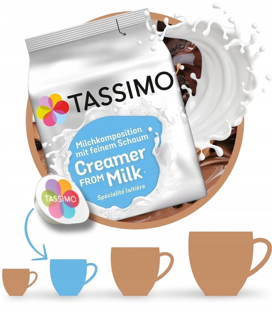 Zestaw kapsułek do mleka Tassimo Creamer From Milk - 80 kapsułek