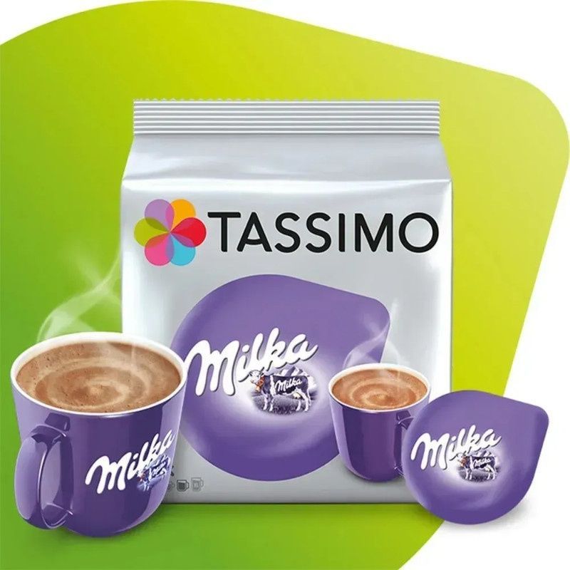 Zestaw kapsułek z gorącą czekoladą Tassimo Milka - 112 kapsułek