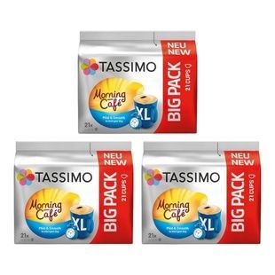 Zestaw kapsułek do kawy Tassimo Morning Cafe Mild & Smooth XL &ndash; 63 kapsułki