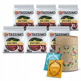 Zestaw do kawy w kapsułkach Tassimo Jacobs Caffe Crema Classico XL &ndash; 96 kapsułek