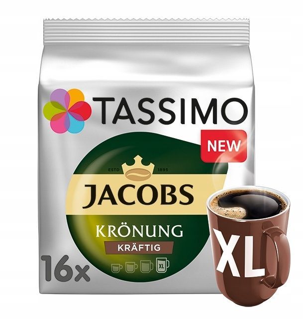 Zestaw kapsułek do kawy Tassimo Jacobs Kronung Krаftig XL &mdash; 96 kapsułek
