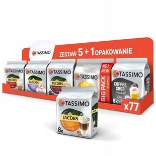 Zestaw kapsułek do kawy Tassimo Set 5 - 101 kapsułek