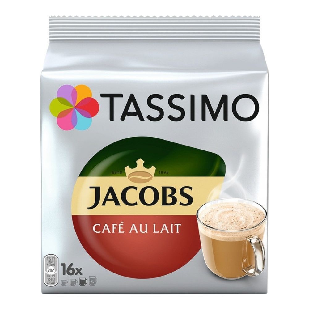 Zestaw kapsułek do kawy Tassimo Jacobs Caf&eacute; au Lait &ndash; 160 kapsułek