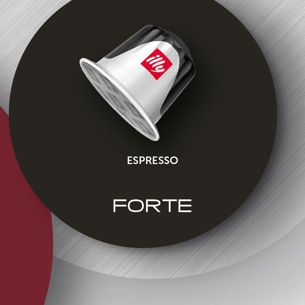 Zestaw kapsułek do Nespresso kawy Illy Espresso Forte &ndash; 100 kapsułek