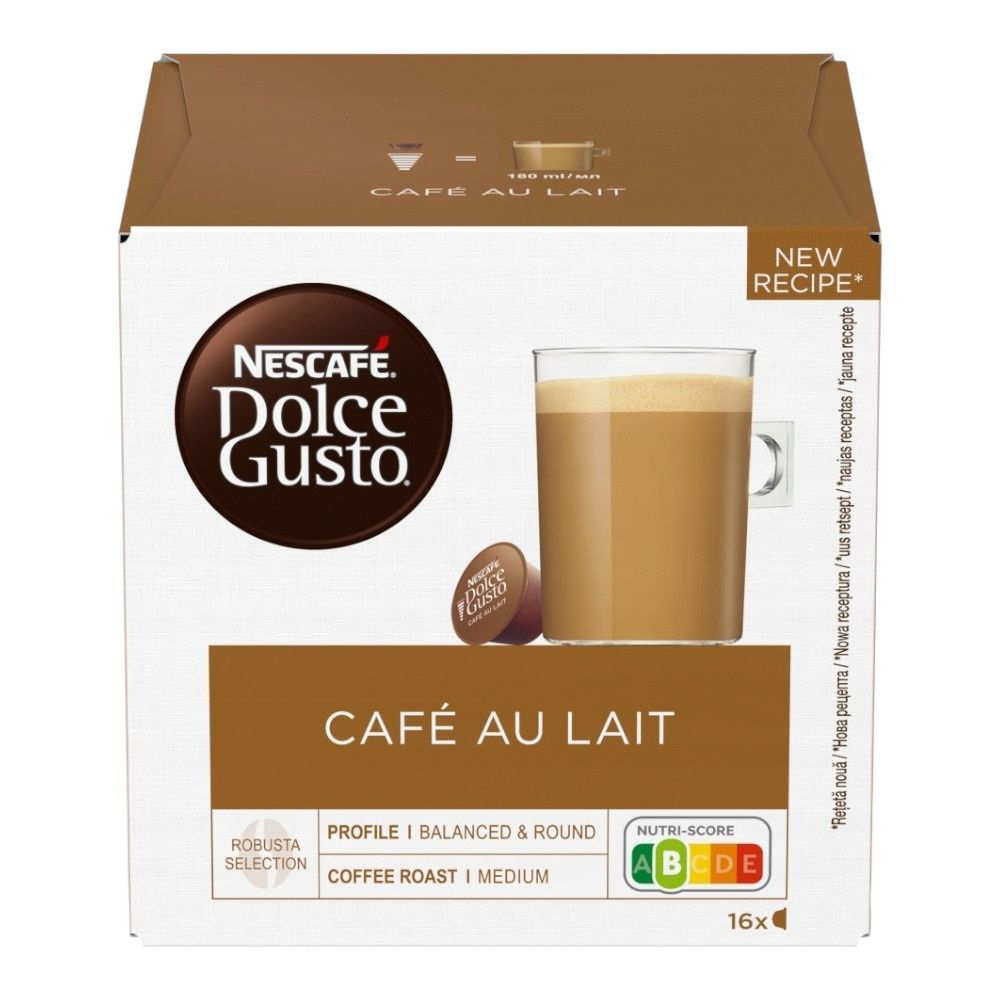 Zestaw kapsułek do kawy Nescaf&eacute; Dolce Gusto Caf&eacute; au Lait &ndash; 96 kapsułek