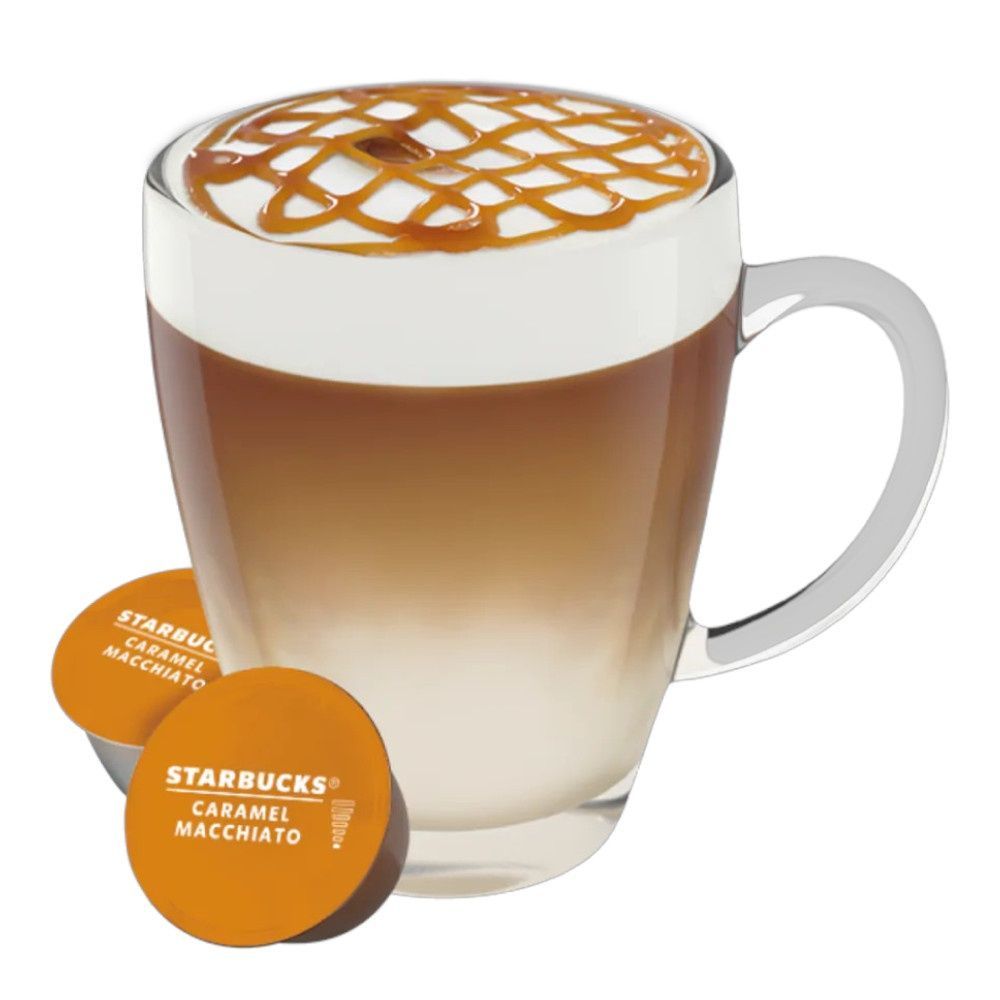 Kawa w kapsułkach Starbucks Nescaf&eacute; Dolce Gusto Caramel Macchiato, 12 kapsułek