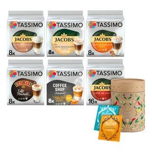 Zestaw Tassimo 40 kapsułek kawy - 96 kapsułek