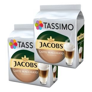 Zestaw kapsułek do kawy Tassimo Jacobs Latte Macchiato Classico &ndash; 32 kapsułki