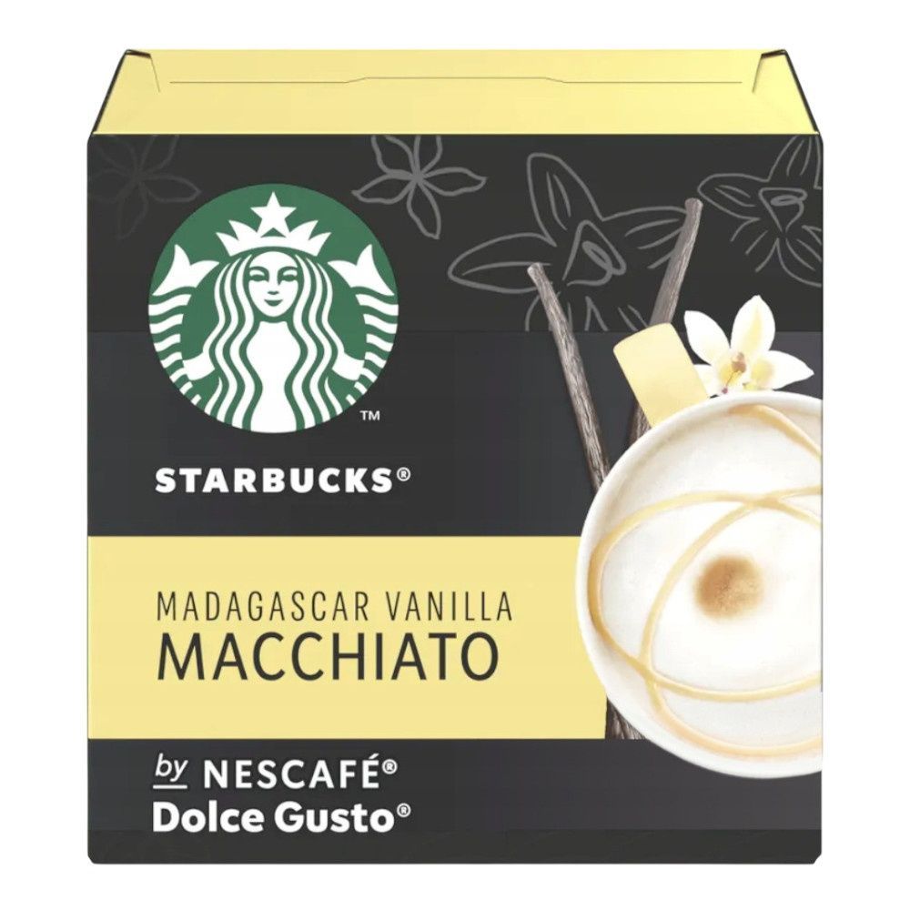 Zestaw kapsułek do kawy Starbucks Nescaf&eacute; Dolce Gusto Madagascar Vanilla Macchiato &ndash; 72 kapsułki