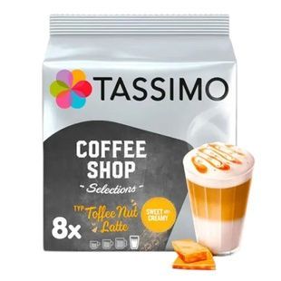 Kapsułki z kawą Tassimo Toffee Nut Latte, 8 kapsułek